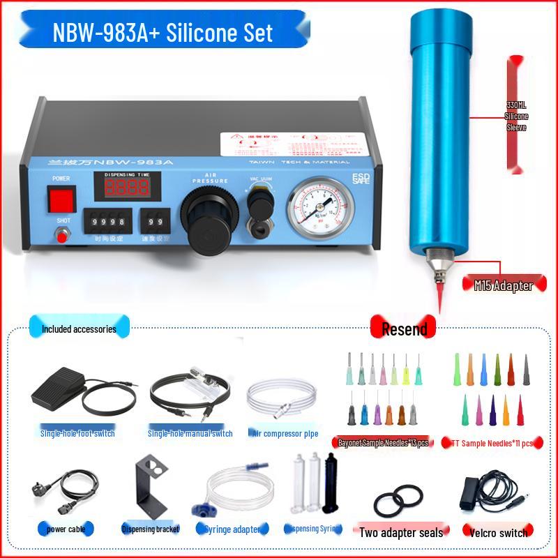 Lanbaowan Fully/Semi-Automatic UV/Silicone Potting & Dispensing Machine with Manual Controller