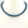 8mm Natural Neon Apatite Gemstone Beads Handmade Jewelry Pretty Necklace 17-21" For Thanksgiving 8BN-24