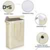 Laundry Storage Bag with Ergonomic Handle Foldable Design Dustproof Large Capacity Clothes Organization Laundry Basket