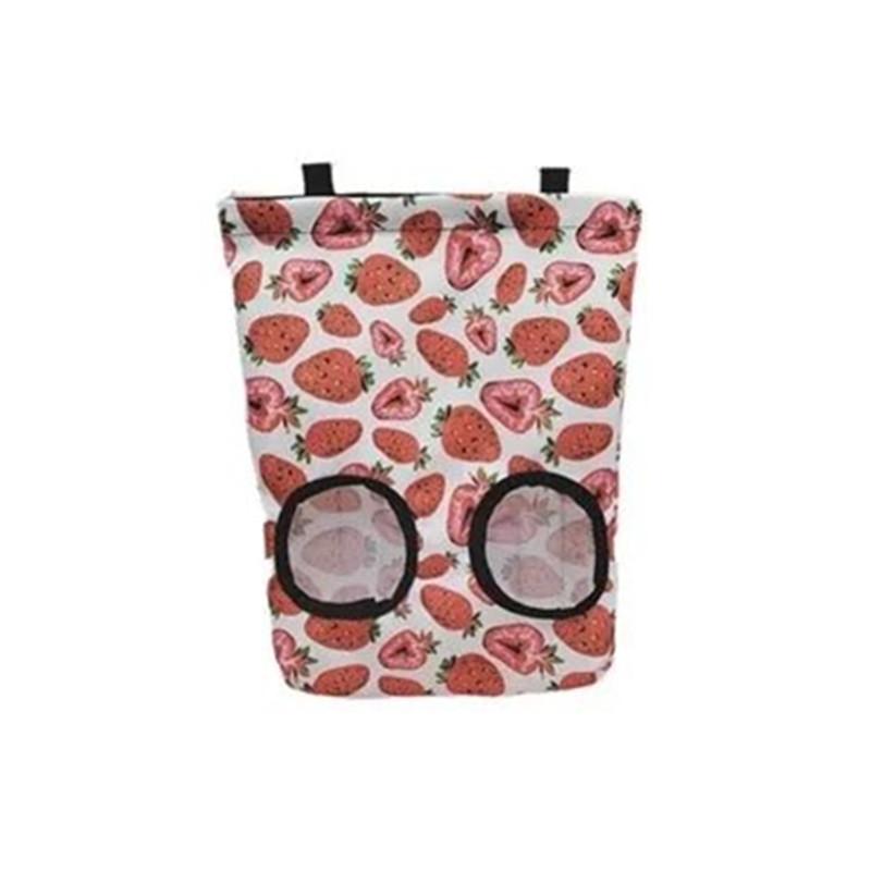 2/3 Holes Hanging Hay Bag for Bunny Guinea Pigs Small Animal Feeder Rabbit Food Dispensers Bag Cage Accessories Pet Feeding Bag