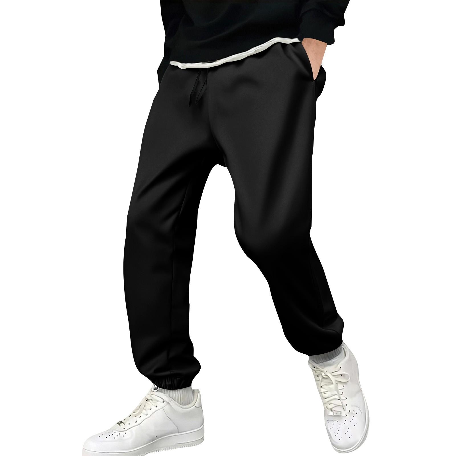 

Casual Pants Men s Loose And Trendy Versatile Loose Long Pants L чорний