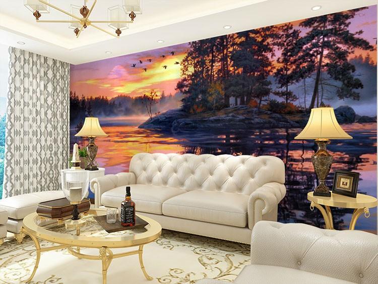Beautiful Landscape Scenery Mural For Room Wall Decoration Home Improvement Wallpaper