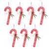 Set of 7 Stylish Festives Ornament Christmas Tree Decorative Pendant Hangings for Doorway and Window Embellishment