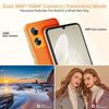 OUKITEL C33 Smartphone Pas Cher 15Go+256Go Telephone Portable Caméra 50MP 6.8" HD+ 5150mAh Smartphone Dual SIM/Face ID/GPS, Orange