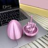 Easter Egg Middle Finger Prank Gift for Men Women 3D Printed Rude Egg Gag Hilarious Surprise Gift Unique Adult Joke Toy