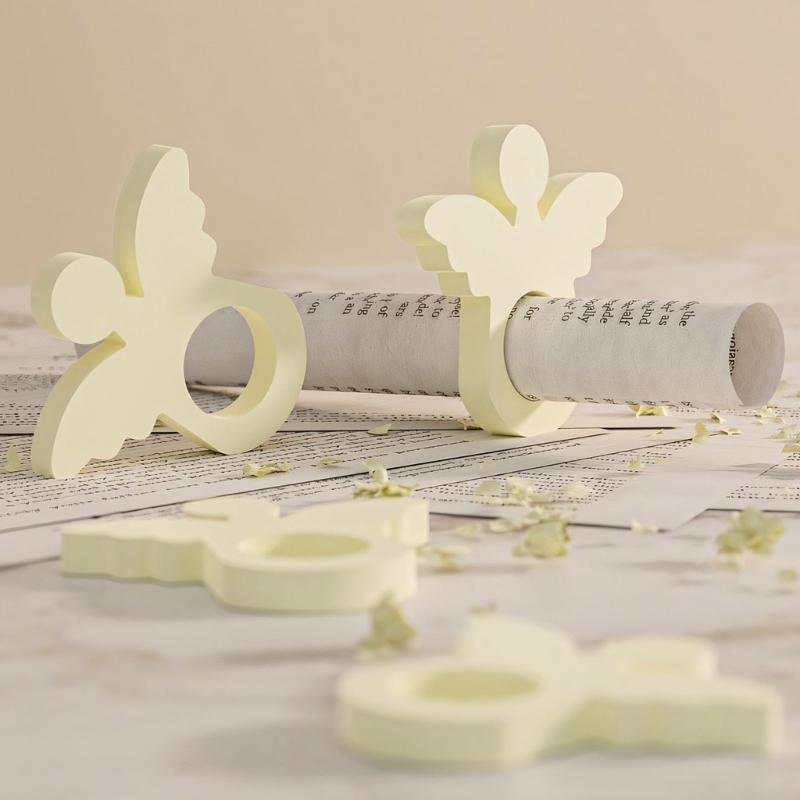 Reusable Silicone Angelic Wing Mould for Fragrances Diffuser Craft Home Decoration Handmade Gift Art Creation