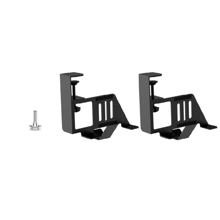 

Clamp On Under Desk Consoles Holder No Tool Installation Metal Reinforced Consoles Storage Bracket for P5 /Slim 1