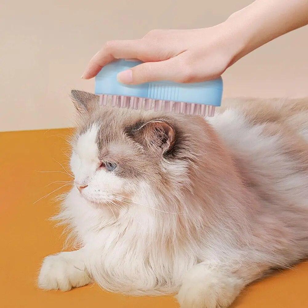 Cat Steam Brush Steamy Puppy Brush Electric Spray Cat Hair Brushes For Massage Pet Grooming Comb Hair Removal Combs New