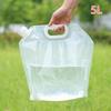 Foldable Outdoor Water Storage Bag Food Grade Leak Proof Valve Large Capacity for Camping Picnic Fishing Activities