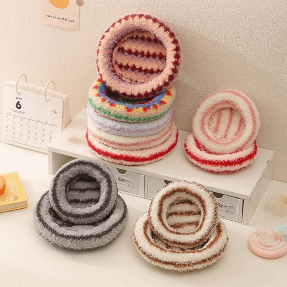Soft Touch Hamster Round Plush Bed Thickened Fabric Bunny Warm Bed Pad Home Decor