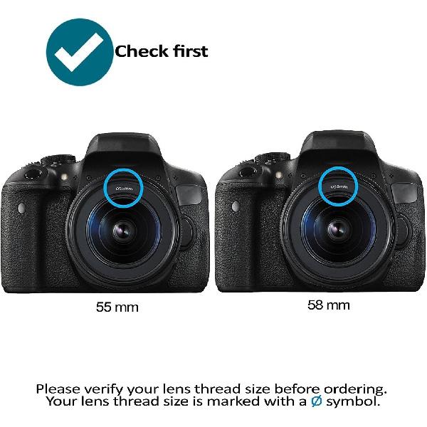 58мм Профессиональная Серия Жесткая Бленда-Тюльпан для Объектива Tamron 90mm f/2.8 SP Di MACRO 1:1 VC USD Объектив