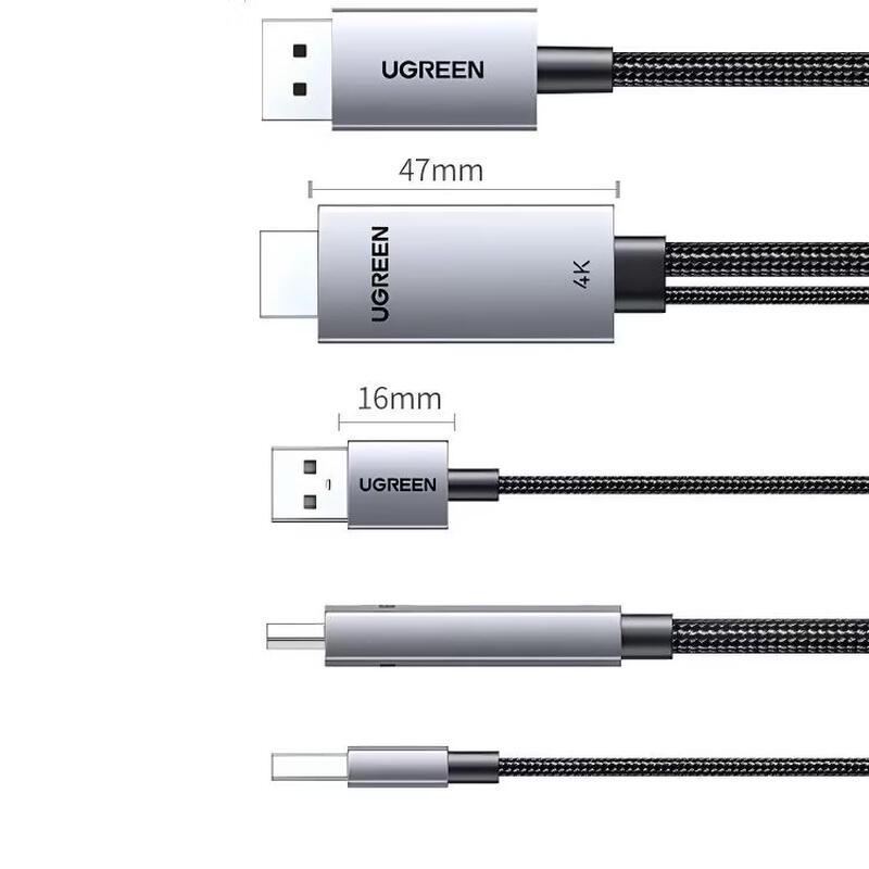 Ugreen HDMI 2.0 To DisplayPort 1.2 Adapter Cable
