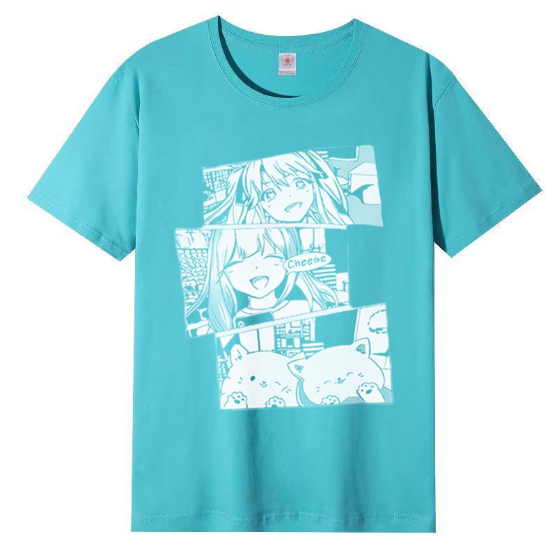 Printed Fashion Ladies Short Sleeve T-Shirt Summer