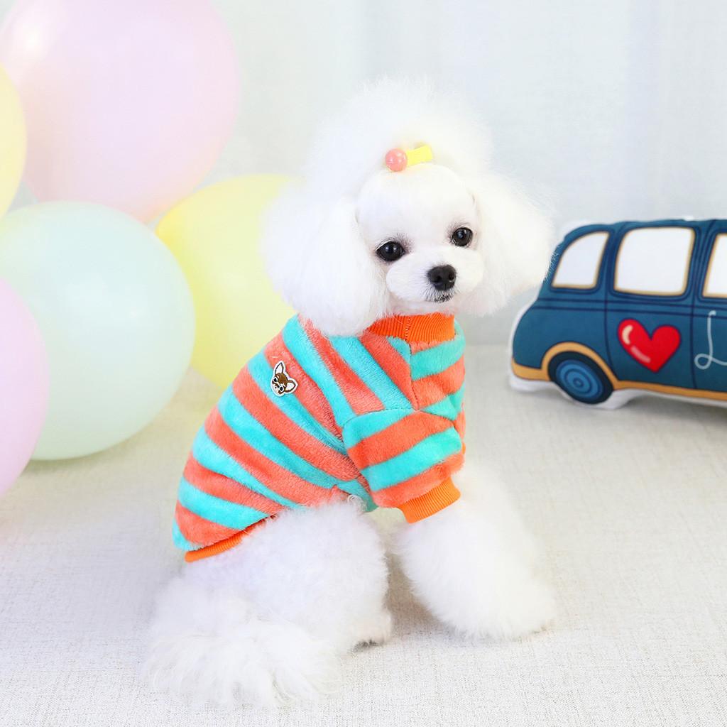 Pet clothes  fleece warm  and winter dog clothes