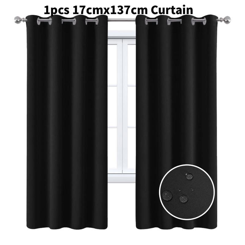 Waterproof Solid Color Sunproof Curtain For Sunroom And Commercial Applications