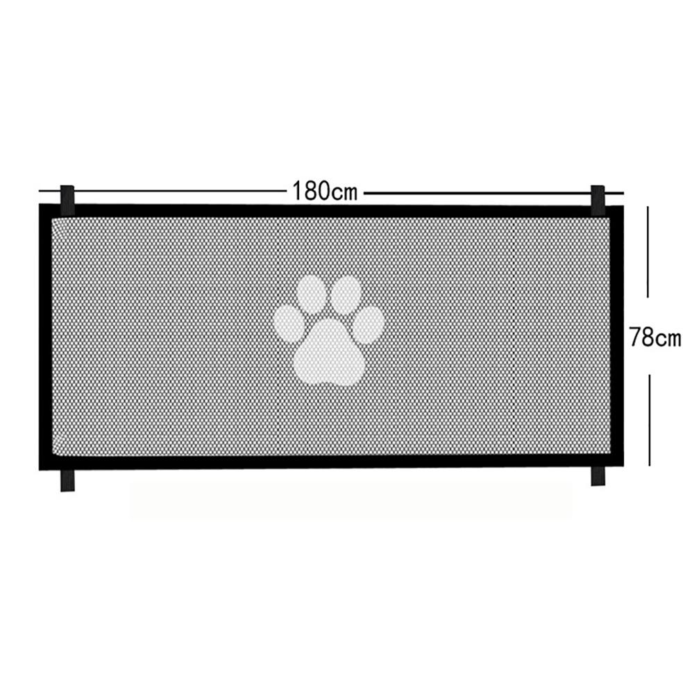 Dog Gate for Stairs Pet Gates for The House Dogs Screen Mesh Gate for Doorways Stairways With 4Pcs Hook Indoor Dog Safety Fence