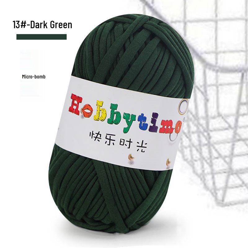 Cloth Strip Yarn DIY Crochet Kit: Handmade Bag, Knitting Material for Cushions, Carpets, and Dolls