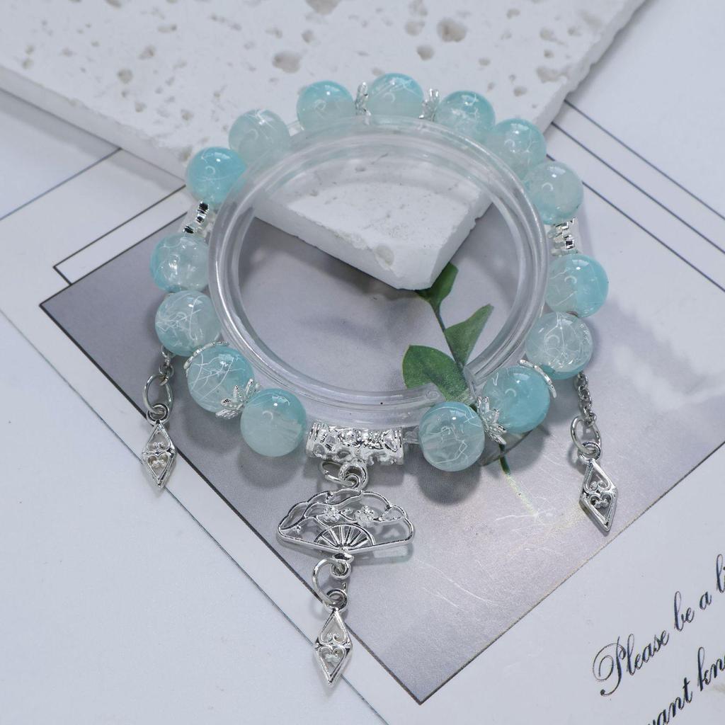 Mori Style Mermaid Crystal Bracelet – Versatile Niche Design for Women, Ideal for Students and Best Friends