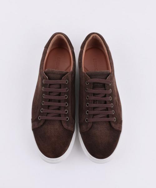 [BRENOWELT] Brookings Suede Dark Brown Sneakers Light 206