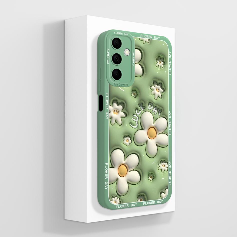 Dla Samsung Galaxy M14 M23 F23 M33 M53 Etui Proste Modne Tylne Pokrowce Miękki Wysokiej Jakości Płynny Silikon Odporny na Wstrząsy Obudowa Telefonu