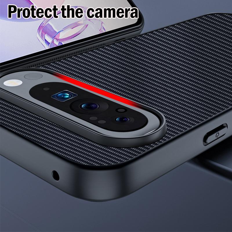 Kožené pouzdro pro Google Pixel 10 Pro XL Pouzdro Luxusní Vláknová Textura PU-Kůže Ochranný Kryt Capa pro Google Pixel 10 Pro Kryt