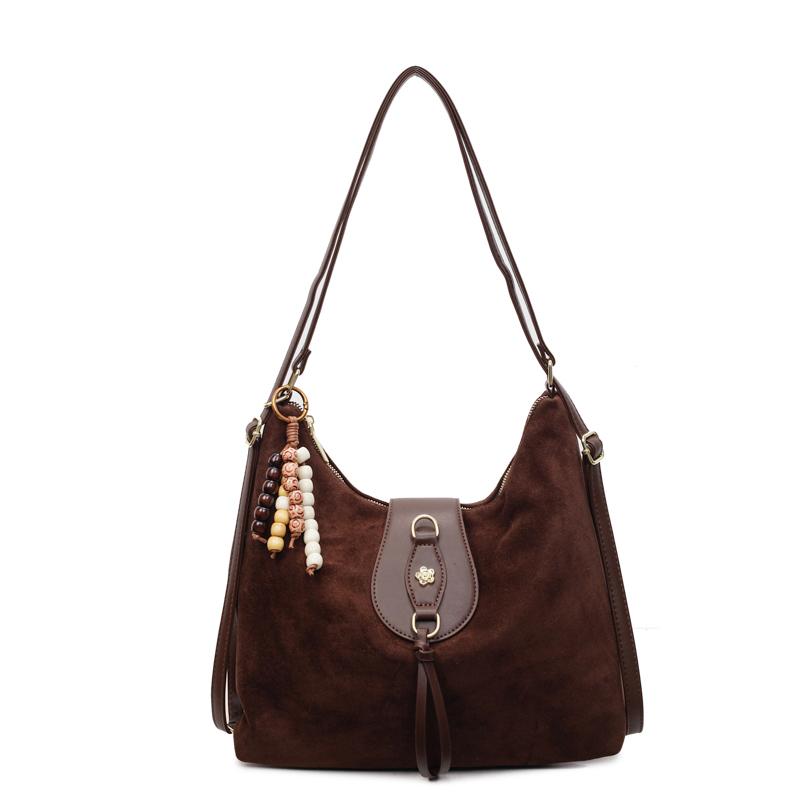 Large Capacity Faux Suede Women's Crossbody Bag Casual Versatile Delicate Crossbody Bag 2026 High Quality Ccise Shoulder Bag