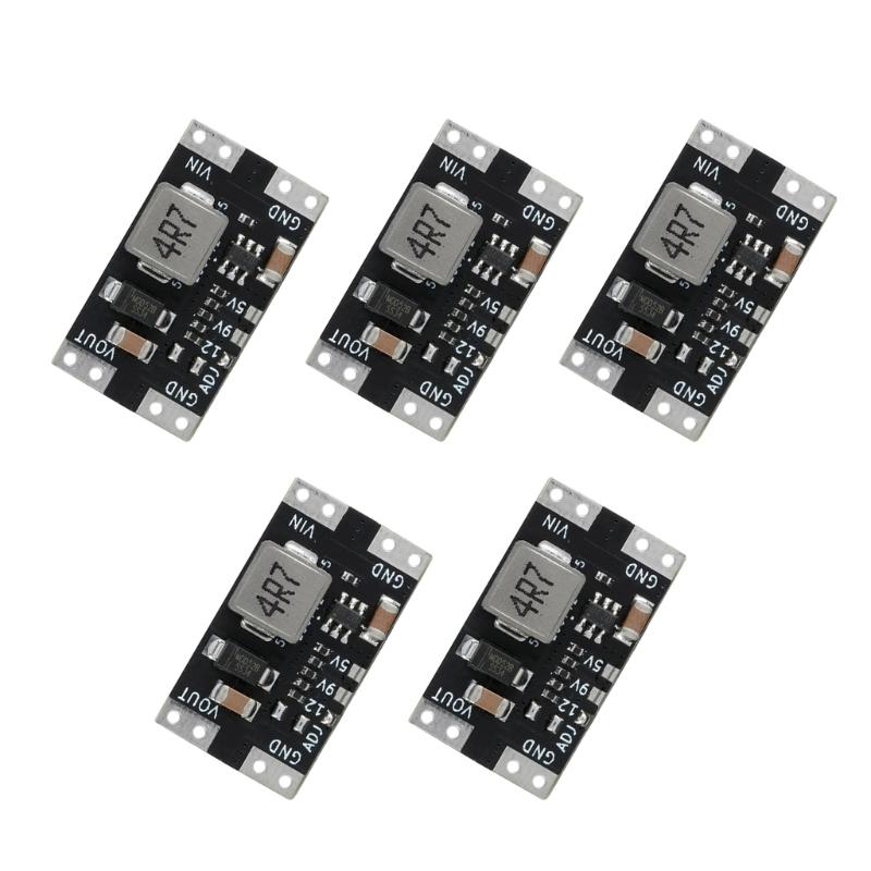 5PCS Voltages Booster Module 5V 9V 12V Input 2A Output Adjustable Power Supply For Industrial Use
