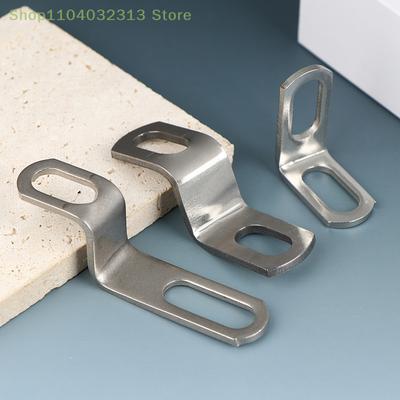 1PC Motorcycle Exhaust Pipe Bracket Z/L-Shaped Stainless Steel Moto Modification Exhausts Pipe Clamps Fixed Bracket Accessory