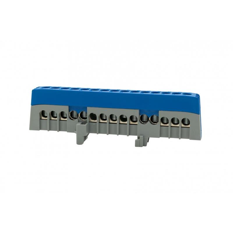 Listwa Ochronna Zpi 15-Modułowa (15X16Mm2) Ip20 Al/Cu - Niebieska F2.0393