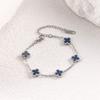 Bracciale Mini Quadrifoglio Madreperla 9mm Lussuoso e di Alta Gamma per Donna Resistente al Colore