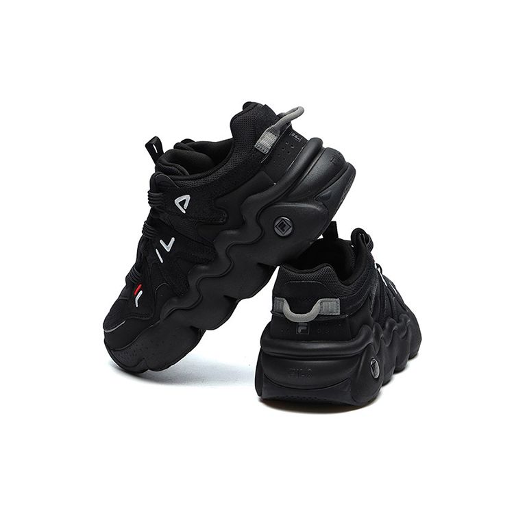 Fila Panini Fashionable Casual Versatile Low-Top Retro Basketball Shoes Men Sneaker Black F12M141223FBK