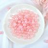 Acrylic Solid Color Round Beads for DIY Jewelry Bracelet Making