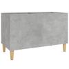 VidaXL Armoire à disques gris béton 74,5x38x48 cm bois d'ingénierie 831961