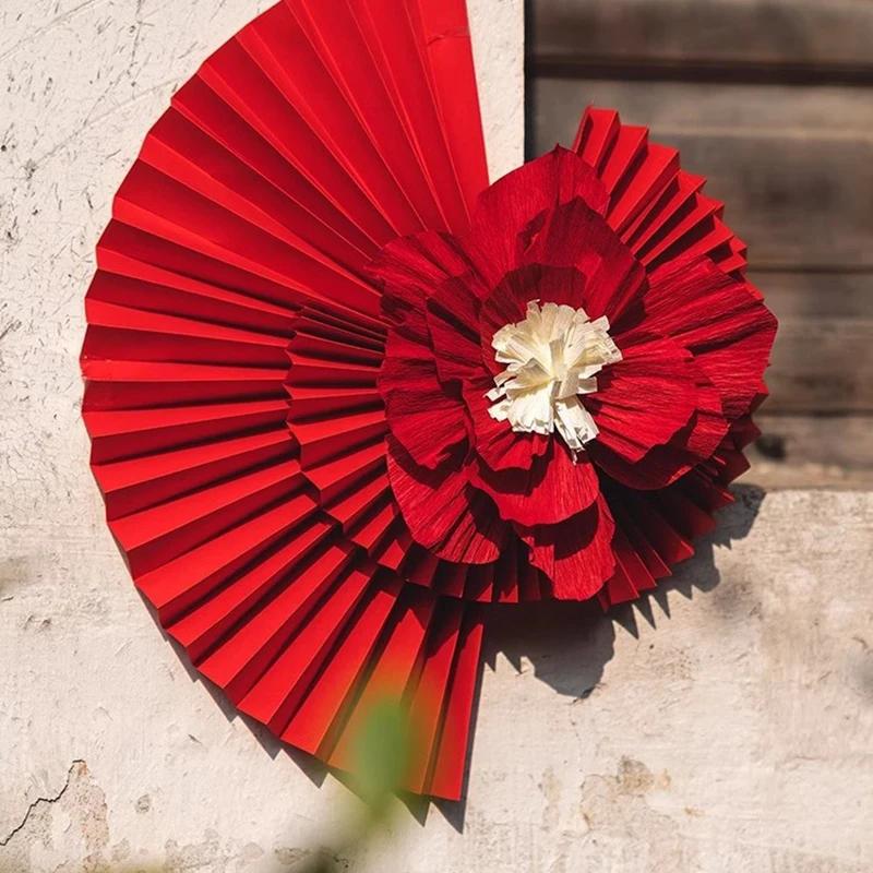 Kinesisk Pappersdekoration för Bröllop Nyårsväggdekoration Bakgrundsdekoration Bröllopsfesttillbehör 2025 Nyårs Heminredning