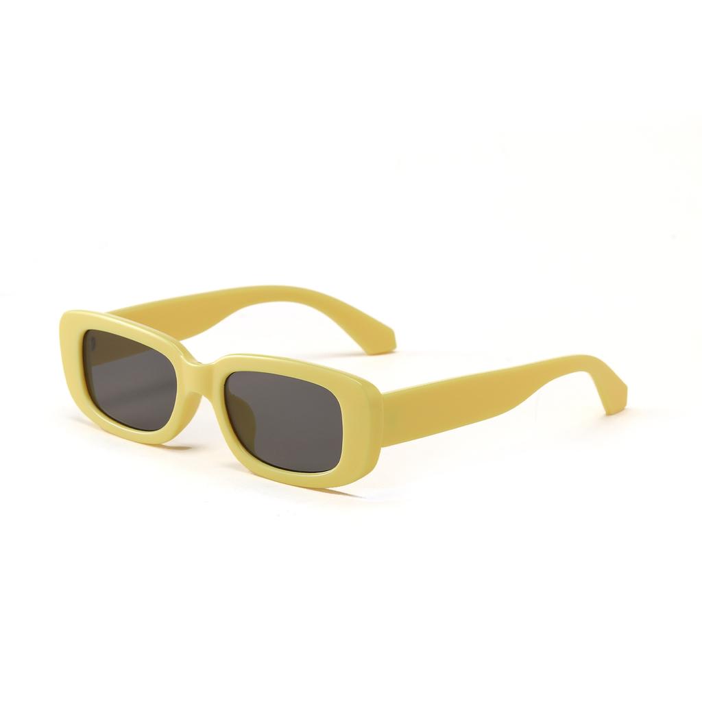 95004 Retro Glasses, Color Gradual Change Color Square Sunglasses Men'S, Women'S Sunglasses