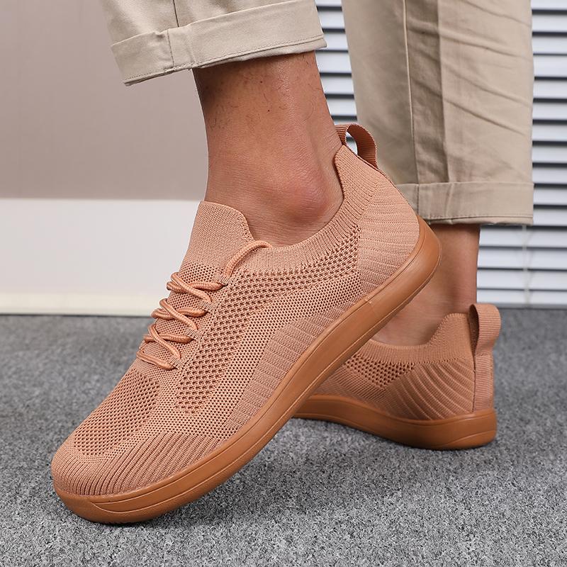 Men's Fashionable Mesh Shoes Summer New Breathable Lightweight Comfortable Walking Shoes Men's Outdoor Leisure Jogging Shoes