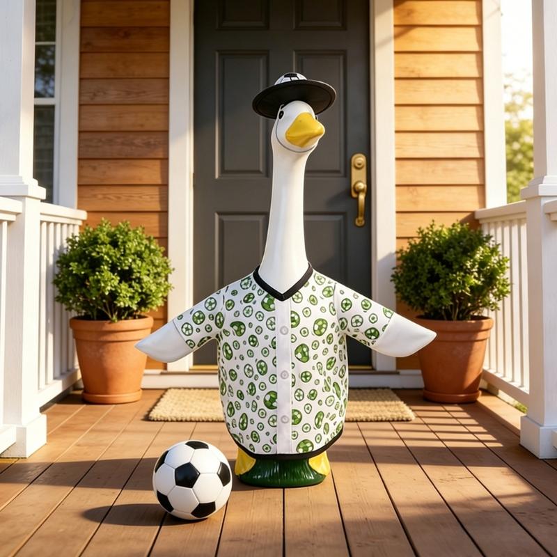 Football Geese Outfit Geese Clothes Porch Geese Outfit Lawn Geese Clothing for Plastic Geese Lawn Geese Outfit Porch