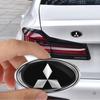 Car Aluminum Alloy Logo Sticker Body Rear Trunk Sticker for Mitsubishi Space Star Lancer 9 Outlander Xl Eclipse Cross Asx Pajero