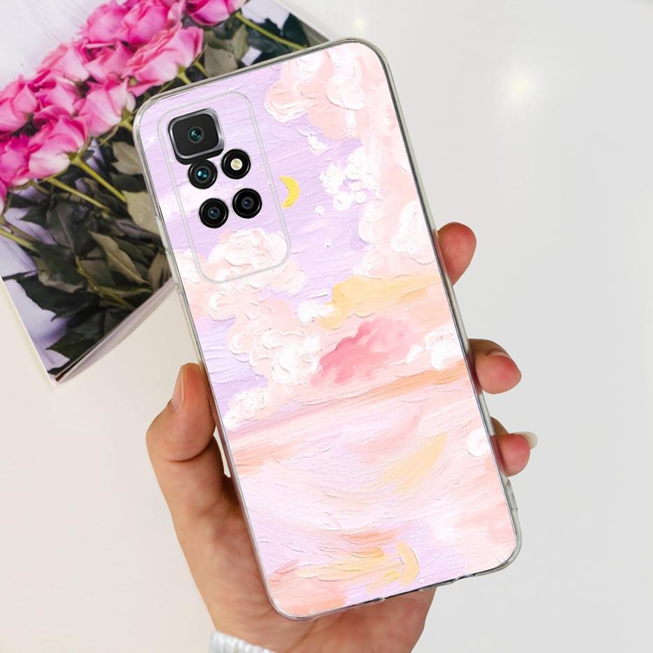 For Xiaomi Redmi 10 Case Cute Fashion Painted Cover Soft Silicone Shell For Redmi 10 Prime Redmi10 2022 Phone Cases 6.5'' Bumper