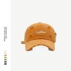 Ripped iron ring soft top cap women's spring and autumn personality simple street sunscreen baseball cap summer tide