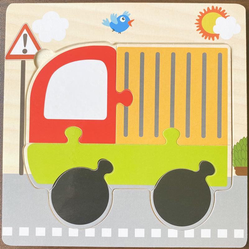 Wooden 3D Puzzle - Animal Cognition & Early Education for Kindergarten
