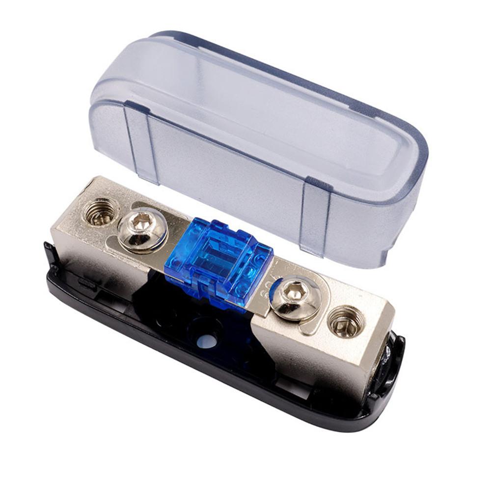 Car audio fuse power fuse holder 30-150A stereo audio single-way AGU fuse holder distribution block fuse box boats fuse Fuse Holders1