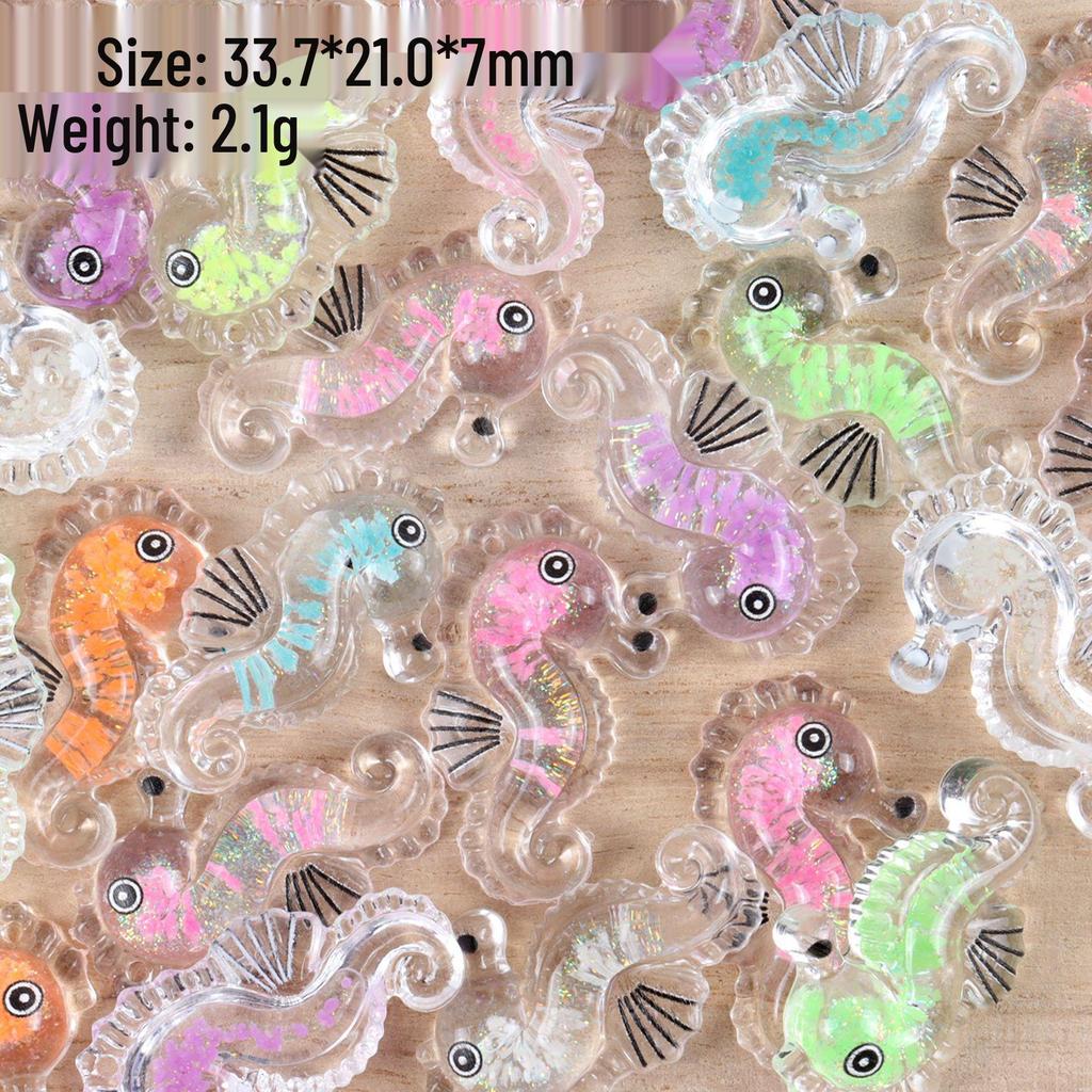 DIY Marine Animal Luminous Acrylic Pendant & Turtle Mobile Phone Lanyard