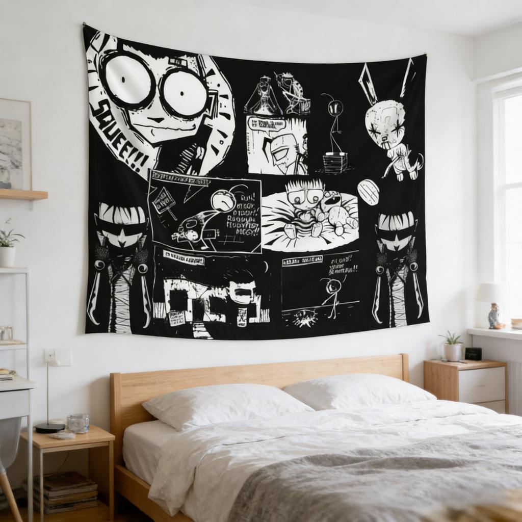 Anime Fan Theme Print Tapestryn for Dorm Bedroom Living Room Wall Decor Party Daily Use High Quality MultiSize Design