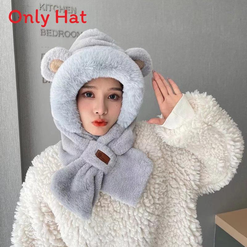 Fleece Hat And Scarf Combo For Women Windproof And Insulated Winter Wear