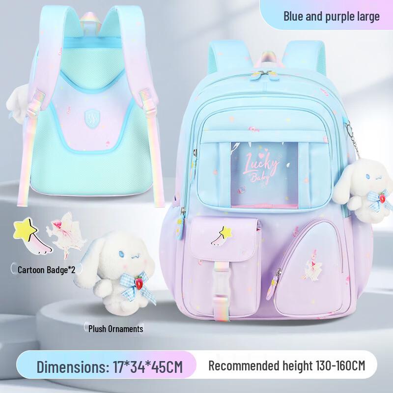 

Lishin Sanguoguo Kids Ergonomic Oxford Backpack Large