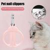 Yousheng Cat Nail Clippers Circular Hole Ergonomic Double-Hole Positioning Blades Grooming Supplies Pet Trimmer Clippers for Cats Dogs