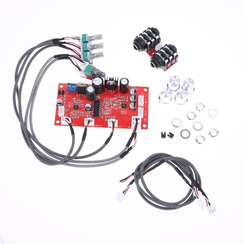 Ac 6V-15V Dc 7-24 Pt2399 Reverb Karaoke Board Digital Microphone Board Module Kit With Op-Amplifier Audio Op Amp Board