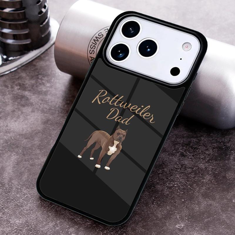 

Cute Rottweiler Dog soft Phone Case For iPhone 17 16 15 14 13 12 11 Pro Max Plus 17Air Soft Silicone Cover iPhone 12 Pro Max