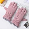 Winter Women Gloves Touch Screen Thickened Keep Warm Outdoor Riding  Windproof Gloves